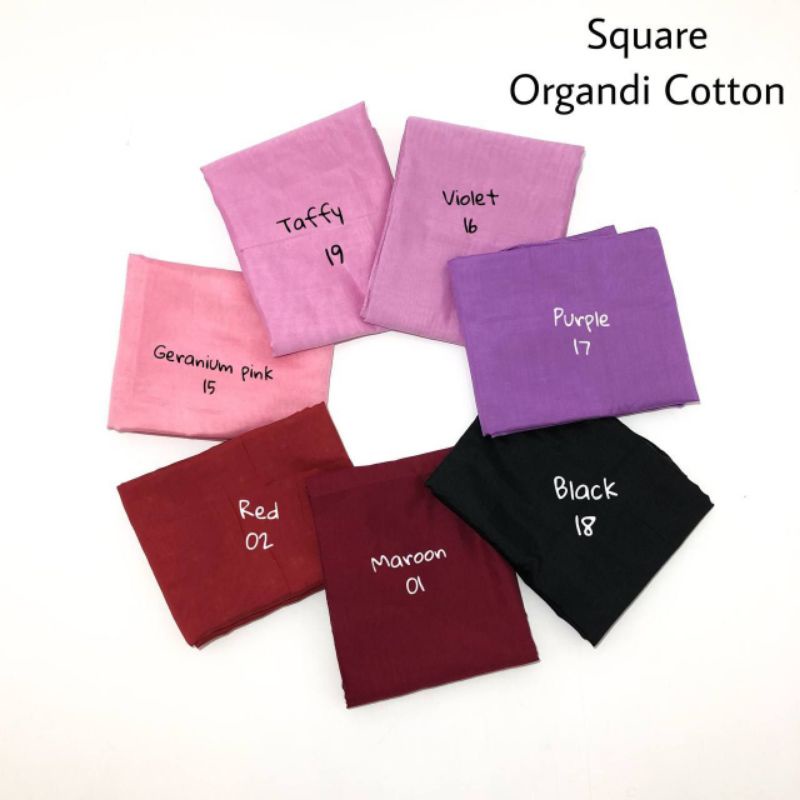 Square Organdi Cotton ALISHA