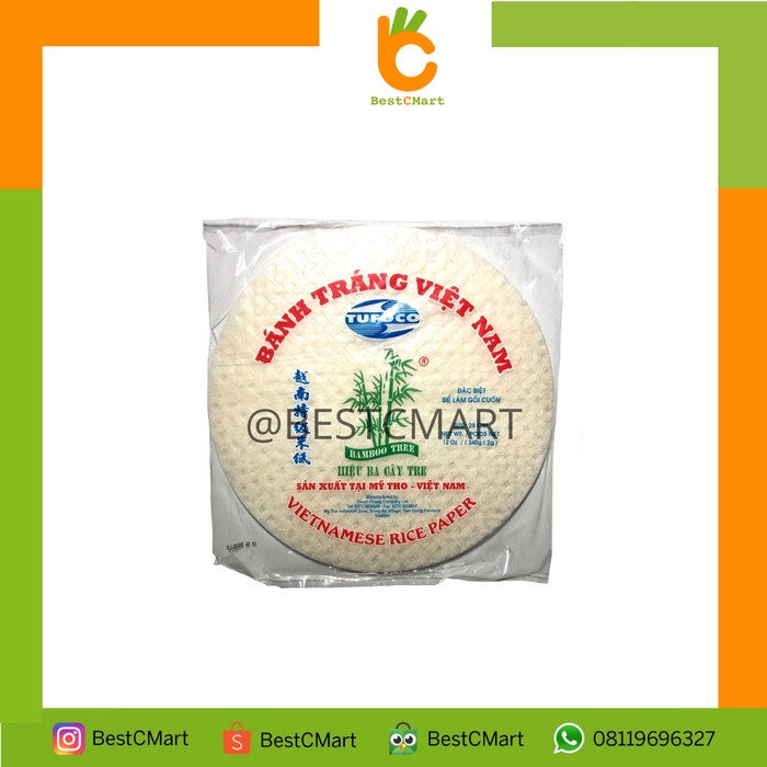 

TUFOCO RICE PAPER 25CM 340G