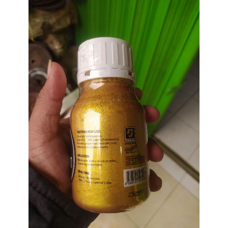 Gold Paint Cat Warna Emas , water base silver Water base