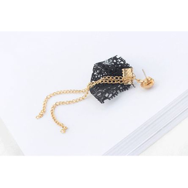 anting panjang fashion lace tassel rantai long dangling earring (1H3) jan109