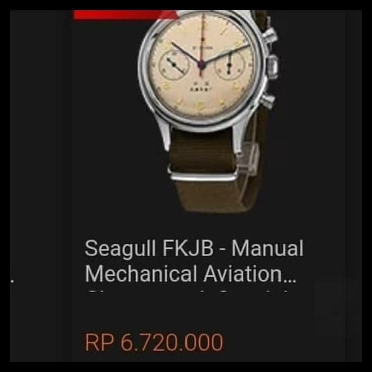 Best Seller Jam Tangan Seagull Zi Zuan 1963 Chronograph Berkualitas