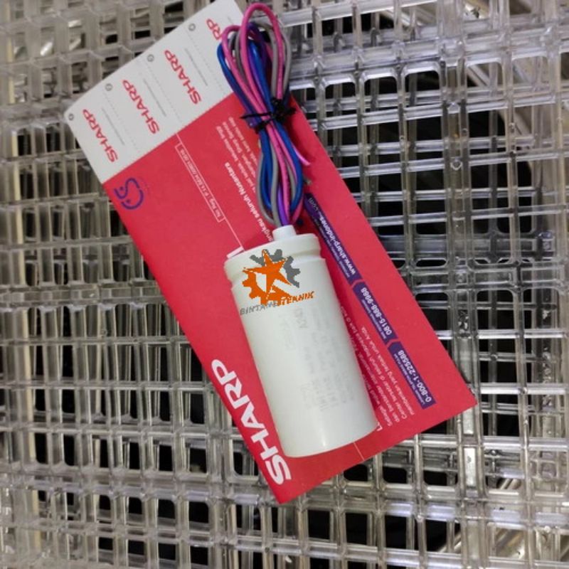 ORIGINAL Kapasitor 11+3uf Mesin Cuci Sharp Epcos sofo bicai A208 A209 original