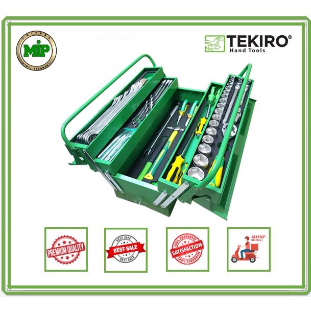 Tekiro Tool Box Set 66 Pcs tool box perkakas lengkap