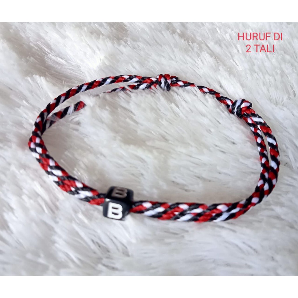 GELANG INISIAL TALI BLASTER (T - Z)