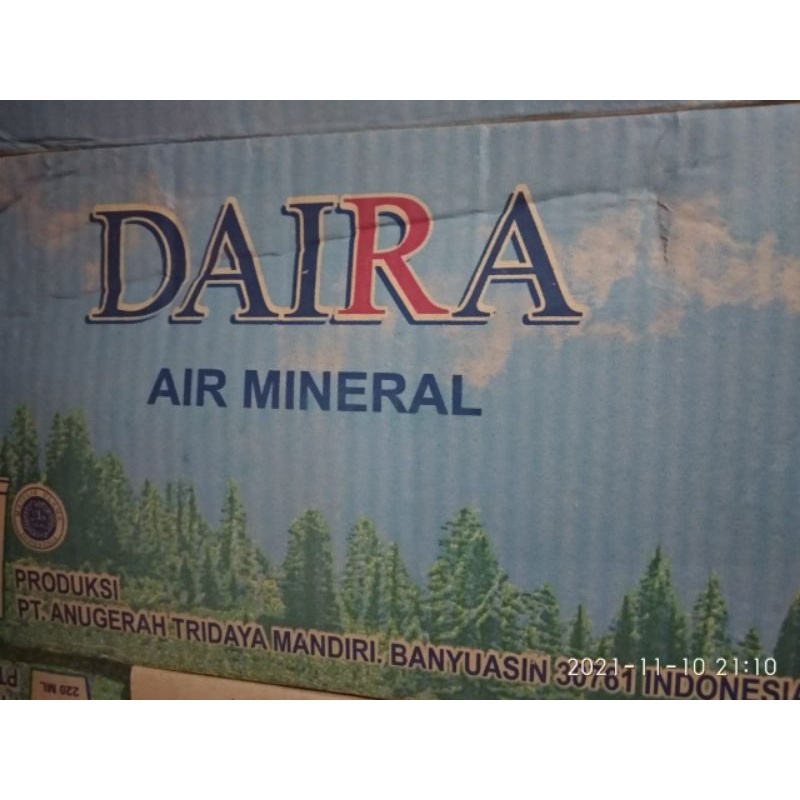 

Minuman Air Mineral DAIRA (isi 48/dus)