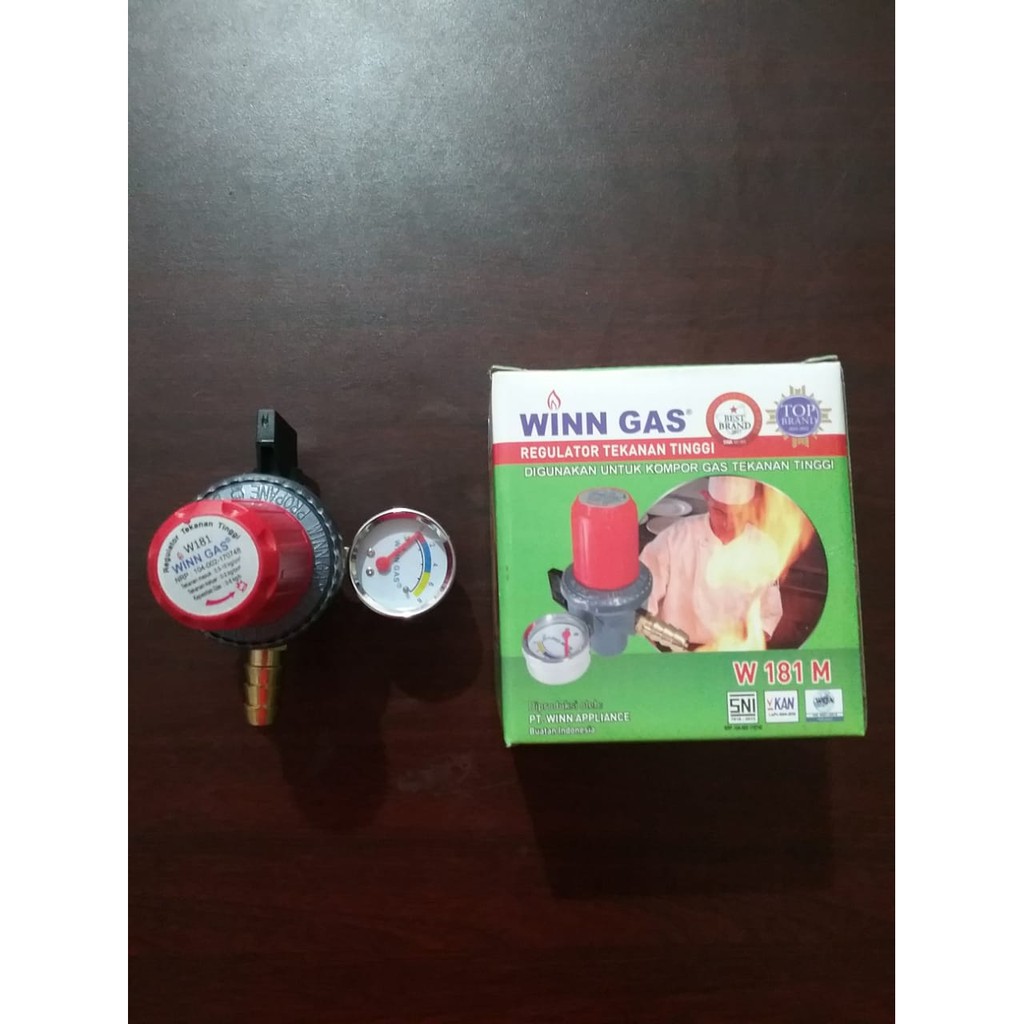 Winn Gas - Regulator + Amper Winn W181M Kompor Gas Tekanan Tinggi