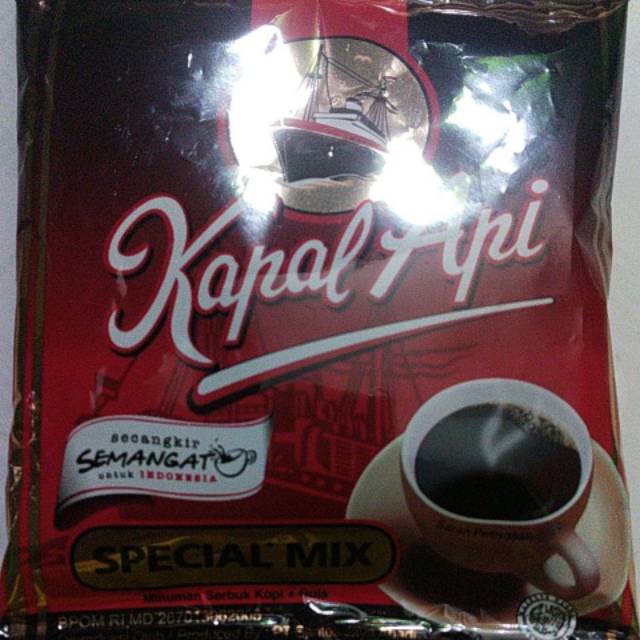 

Kopi Kapal Api mix 25g 1 renceng 10 Sachet