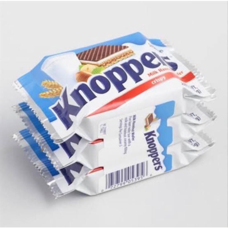 

Knoppers Milk Hazelnut Wafer Isi 3 pack ( Made in German )