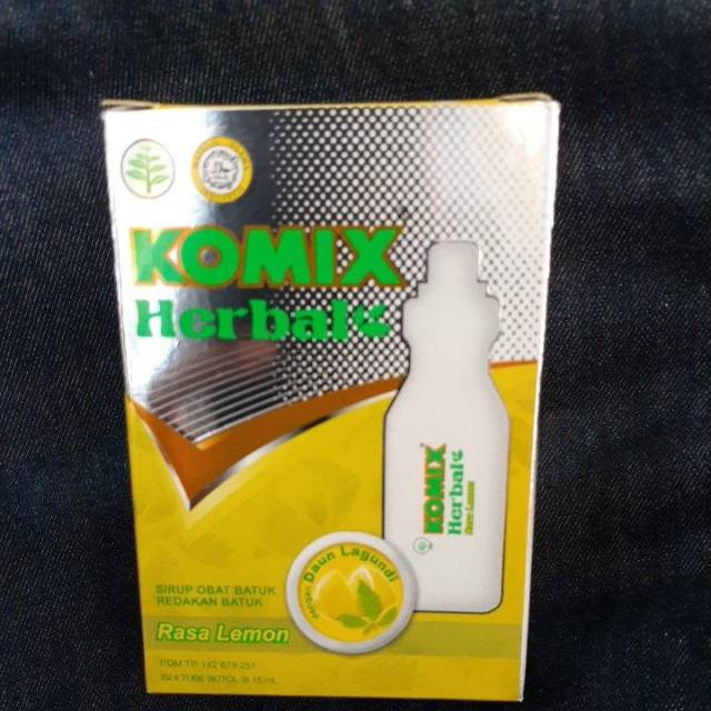 Jual Komix Herbal Sirup Rasa Lemon Isi 4 Tube Botol 15 Ml Shopee