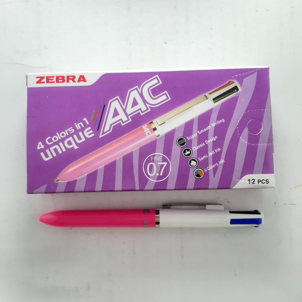 

Pulpen Zebra A4C 4 Warna