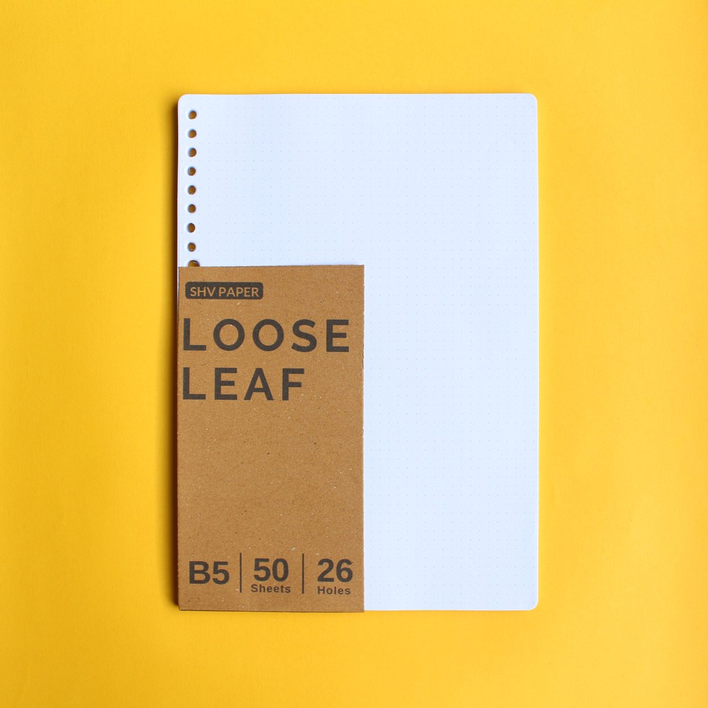 

Loose Leaf B5 HVS Dot