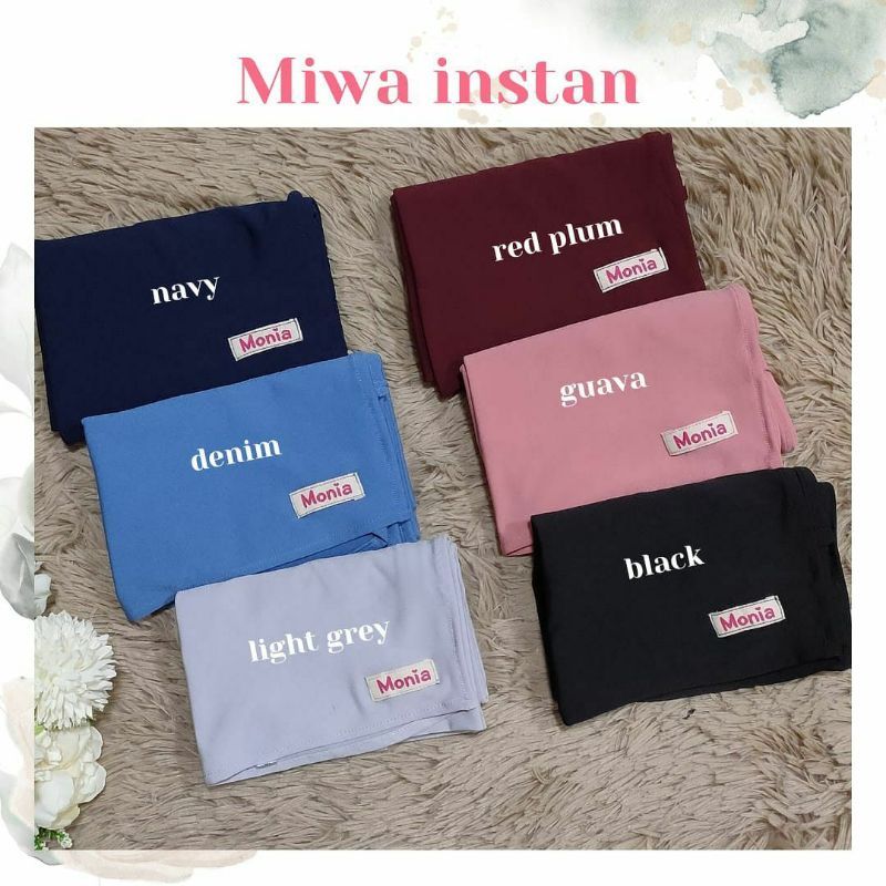 Miwa Hijab by Monia Hijab Kids size L | Pasmina Instant Anak Terbaru