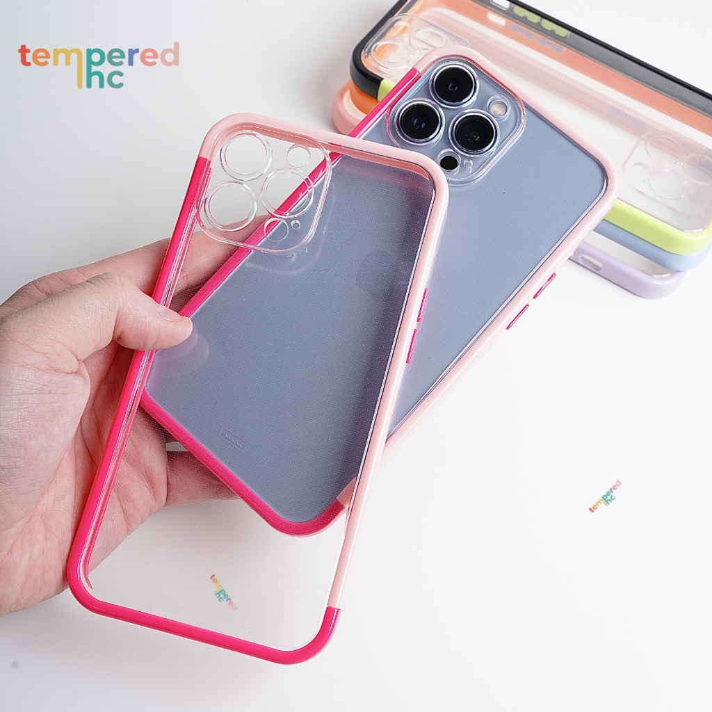 NEW !! Colour Block Case Iphone ( Iphone 11 - 13 pro max Ready )