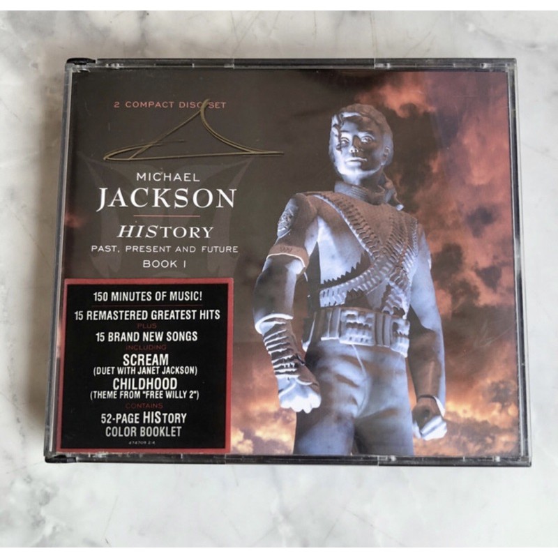 Michael Jackson - HIStory : Past present & future book 1 CD