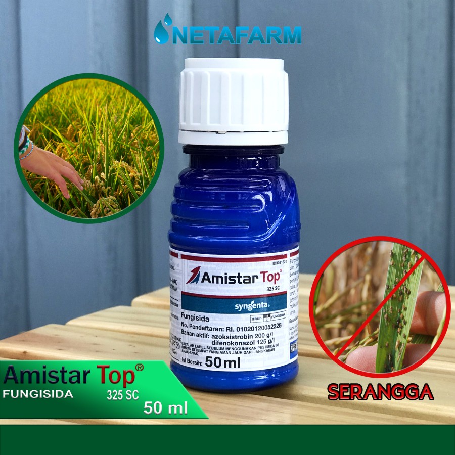 Fungisida AMISTAR TOP 325SC Syngenta Azoksistrobin Difenokonazol 50ml