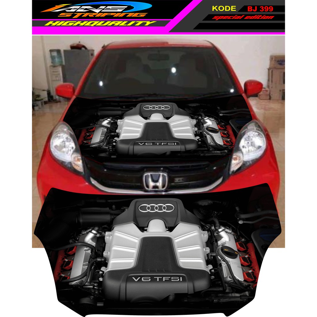 DECALSTCIKER KAP MOBIL BRIO, AGYA, JAZZ, AVANZA, INOVA / DECAL STIKER CUP KAP MOBIL / STIKER KAP