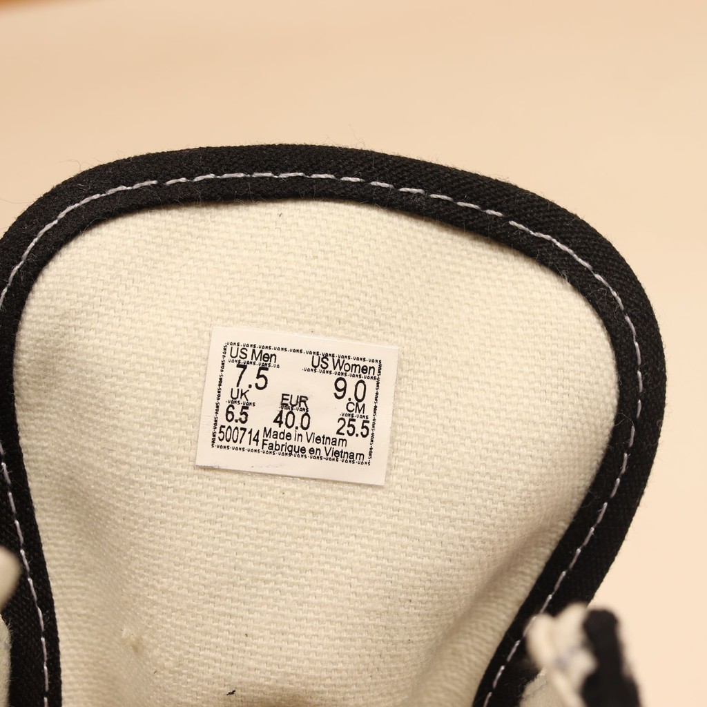 Sepatu Vans Oldskool Style 36 lx Black White