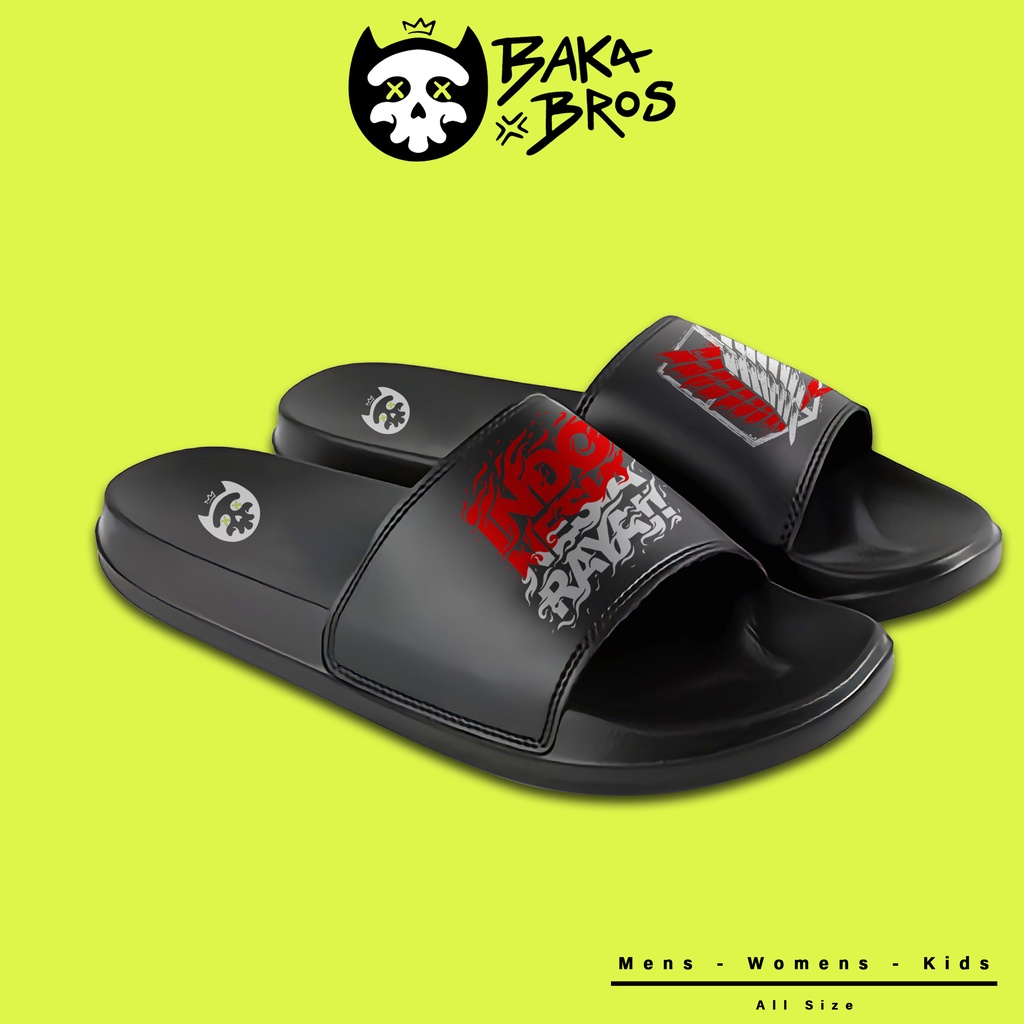 Bakabros Sandal Slide Phylon Anime Indonesia x AOT