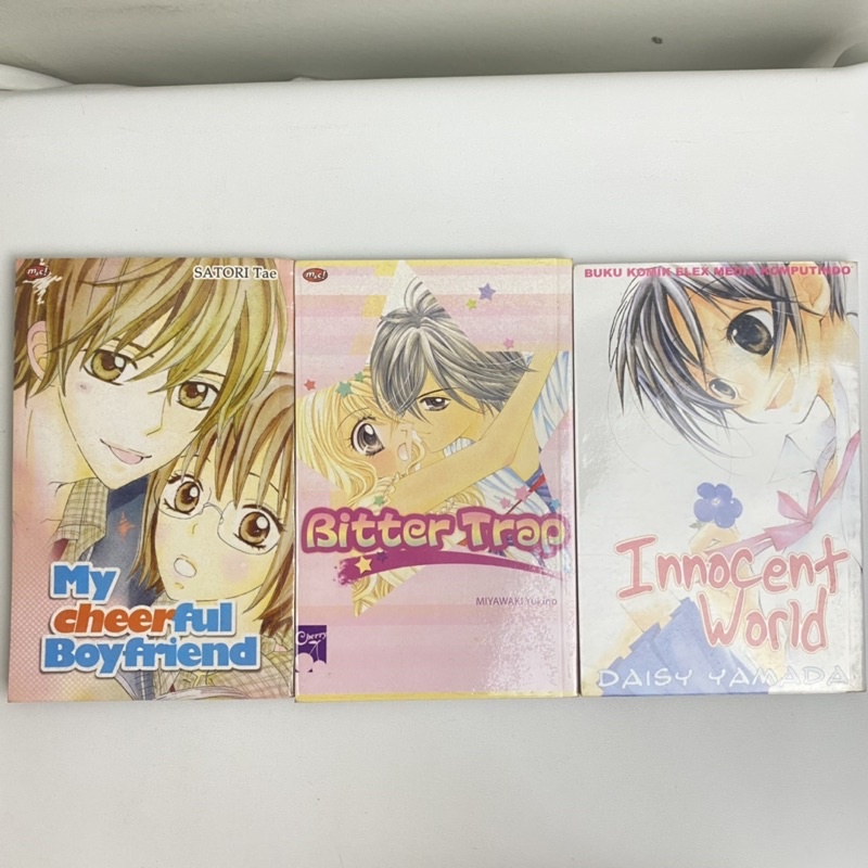 Buku Komik Oneshoot Bekas - Bundling My Cheerful Boyfriend, Bitter Trap, Innocent World Daisy Yamada