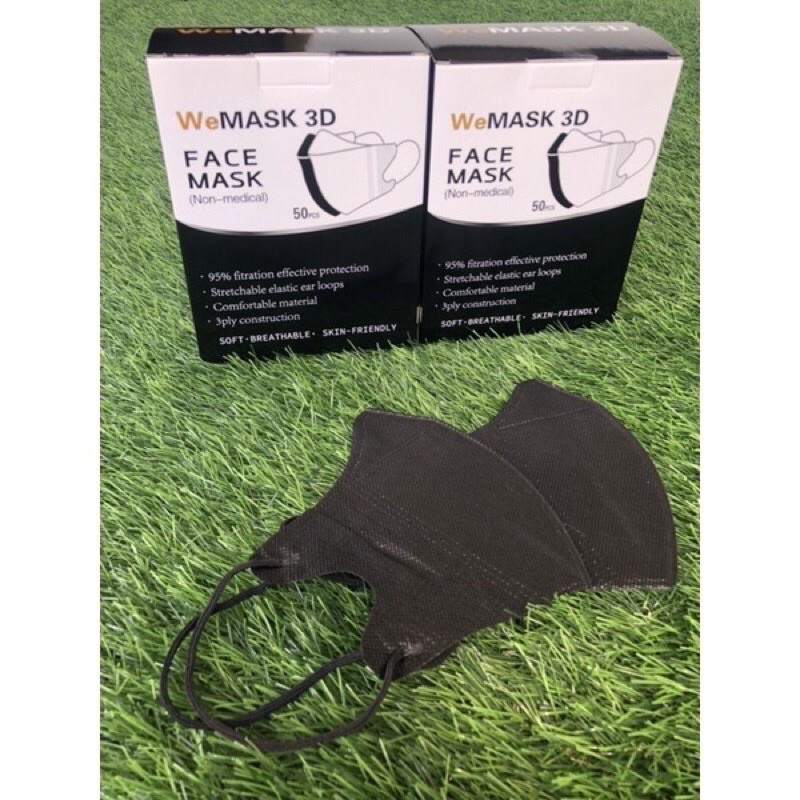 MASKER ALKINDO/WEMASK/MOUSON 3PLY DUCKBILL ISI 50 PCS (MIRIP SENSI)