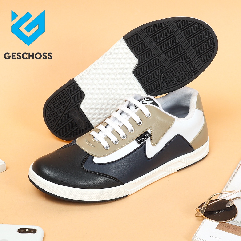 BAYAR COD - Sepatu Sneakers Pria - Sneaker sneakers GESCHOSS G-7804 Man Shoes - Sepatu Pria Kasual Santai