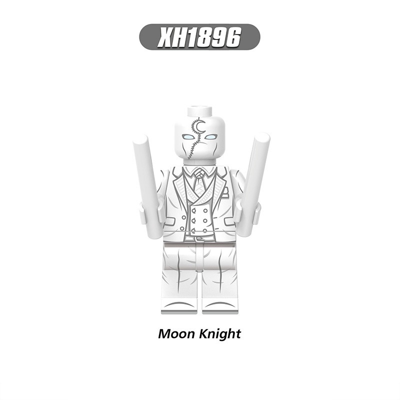 Ms Marvel Minifigures Moon Knight Steven Grant Marvel Super Hero Khonsu Secret Avengers Angka Mini