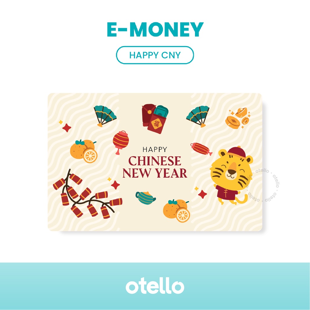 Otello Kartu eMoney Imlek e-Money Card Chinese New Year Mandiri Cetak eToll Hadiah CNY Sincia