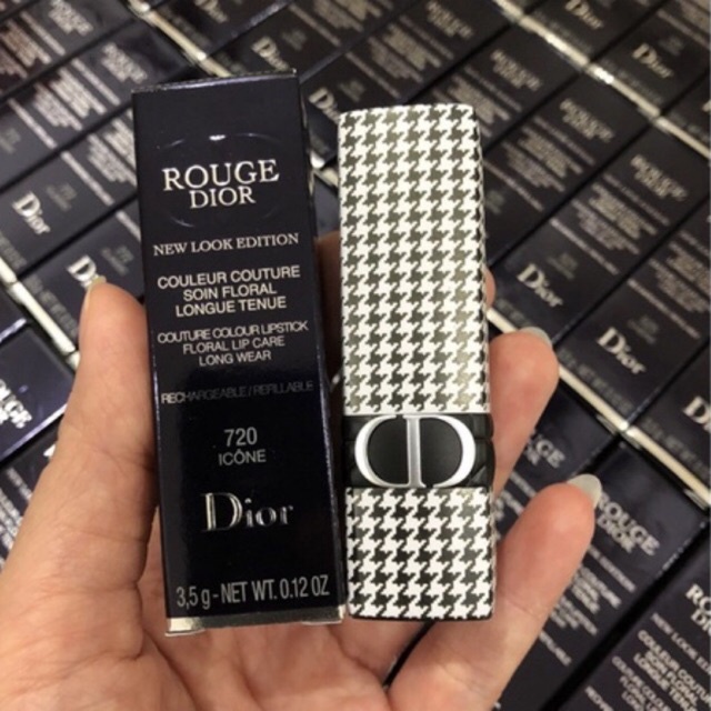 Dior Rouge Lipstick New Look Edition Floral Lip Care Long Wear Refillable Limited Edition 100 312 52