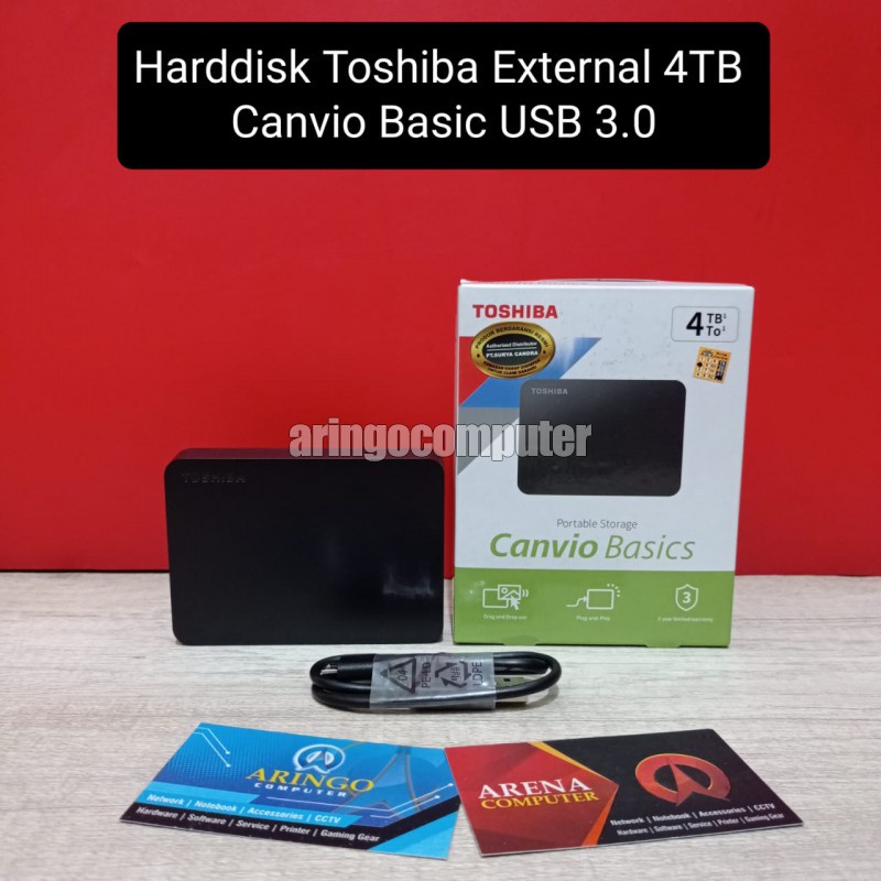 HDD Toshiba External 4TB Canvio Basic USB 3.0