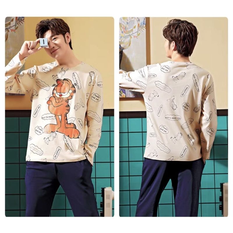 SETELAN PIYAMA COWOK IMPORT KOREA STYLE FIT L-XXXL PREMIUM