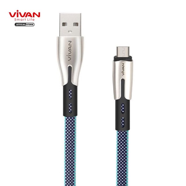 VIVAN Kabel Data BTKM Micro USB Fast Charging 2.4A - 100CM - Garansi Resmi 1 Tahun - BTK-M