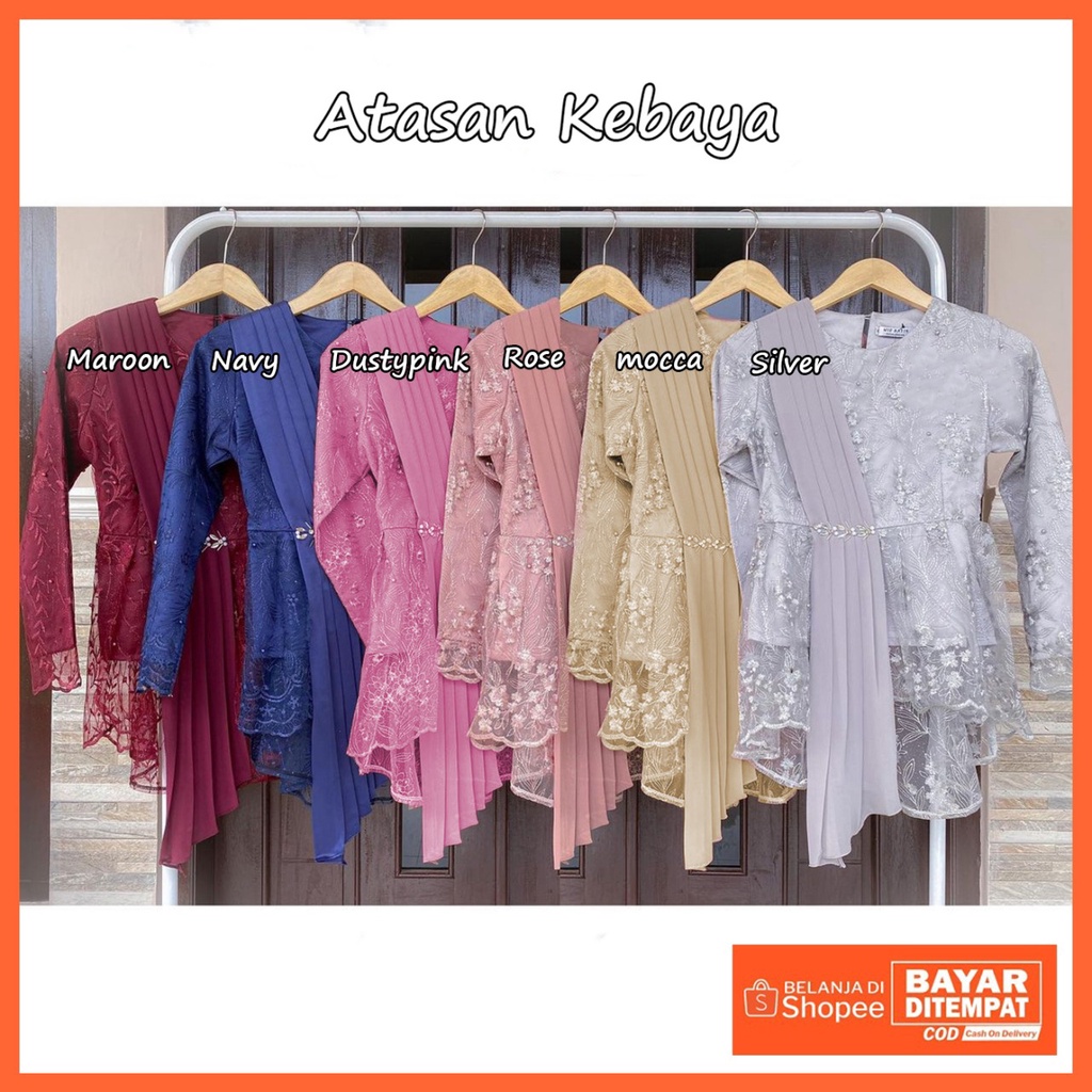 READY BEST SELLER Atasan kebaya Modern Lamaran kebaya Tille Kekinian Wisuda terlaris