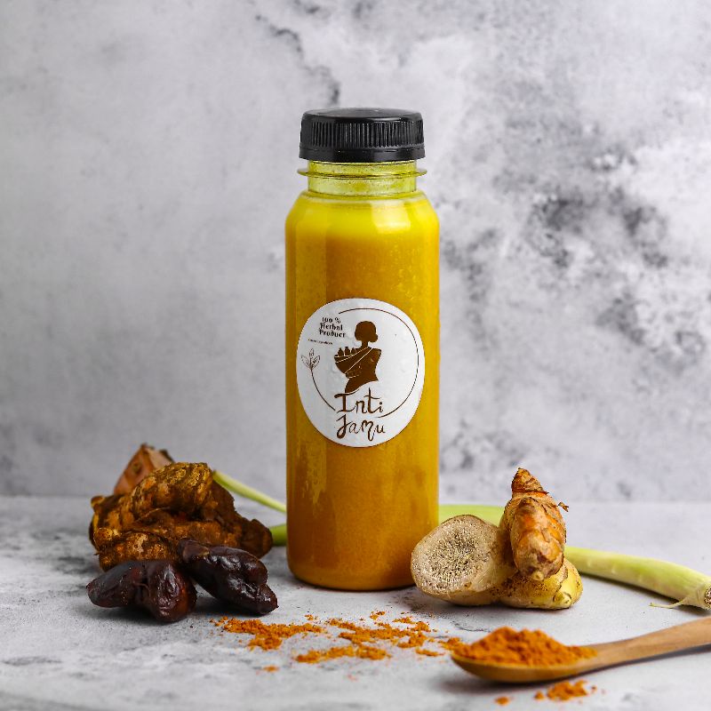 

Jamu Kunyit Asem 250ml 100% Herbal Tanpa Bahan Pengawet dan Pewarna Buatan