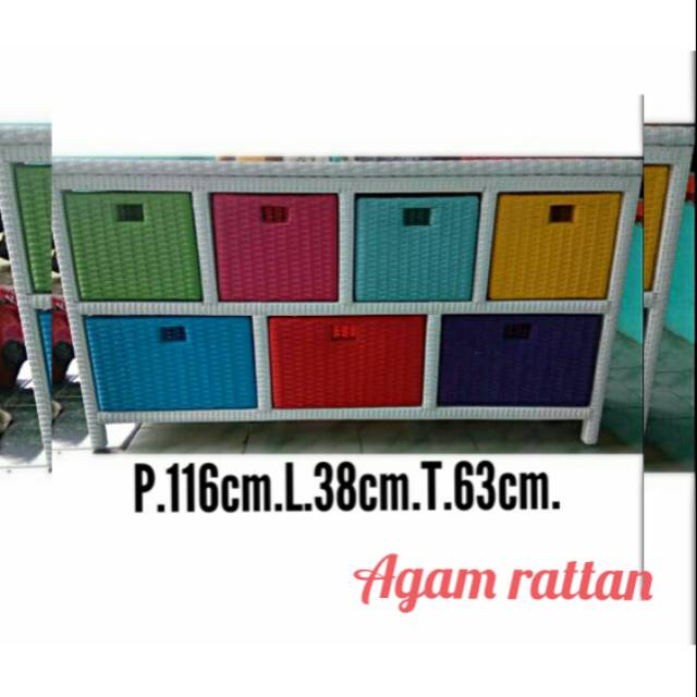 laci 7 rotan sintetis