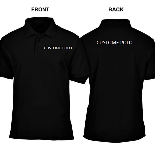 CUSTOME POLO - REQUEST SABLON BAJU POLO - CUSTOME BAJU KERAH SABLON