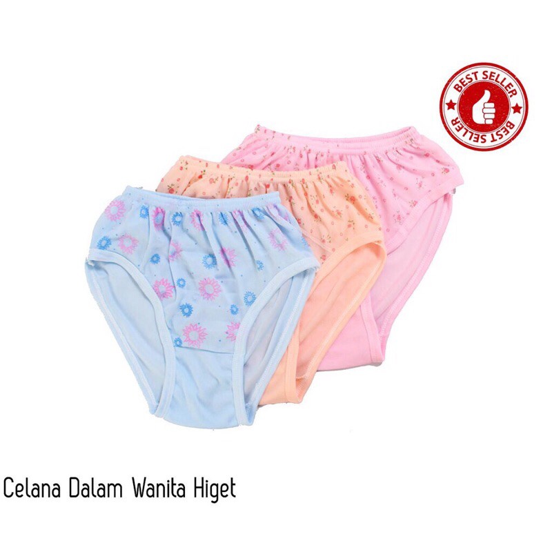 Celana Dalam Wanita CD Wanita Jumbo Higet XL XXL/3L XXXL/4L XXXXL/5L CD OBRAL TERMURAH Bahan Katun