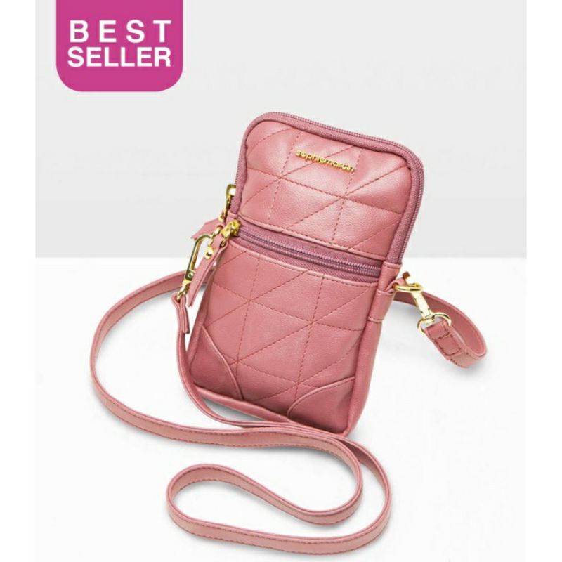 DOMPET GEMAYA PINK PHONE SOPHIE MARTIN PARIS PROMO TAS HP MURAH SLINGPHONE BARU TABINNA ANNALIE GUIN
