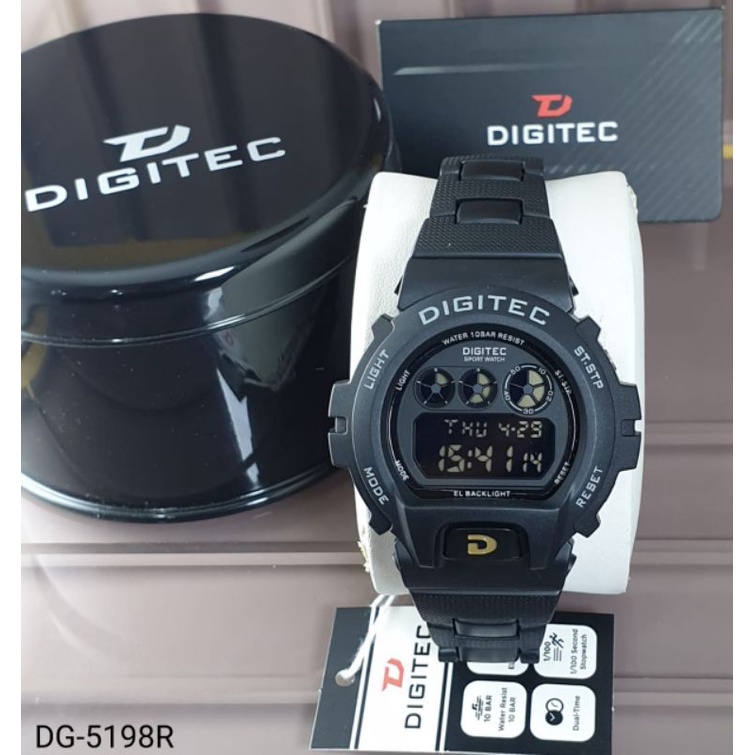 Jam Tangan Pria Digital Digitec Original DG-5198R  Gratis Ongkir COD