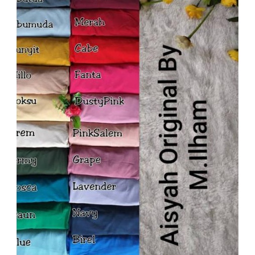 EE.25Au22ᶠ ‣ Hijab / Jilbab / Bergo Aisyah Aisah Size M Original By M ilham