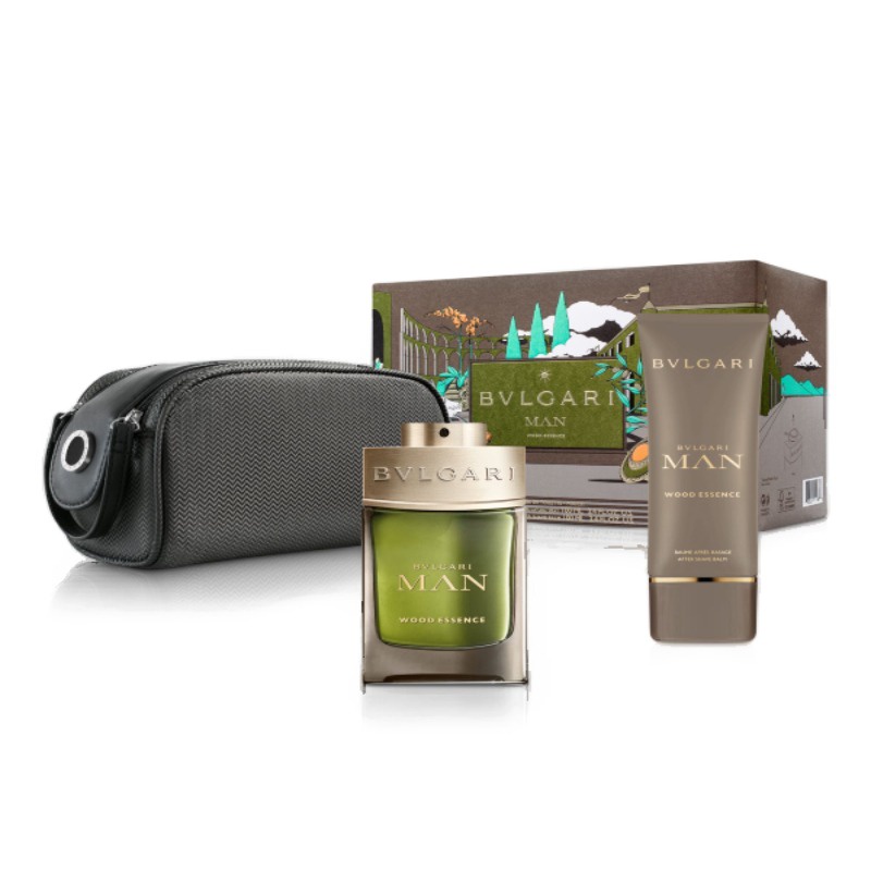 Bvlgari Man Wood Essence Gift Set Original BPOM
