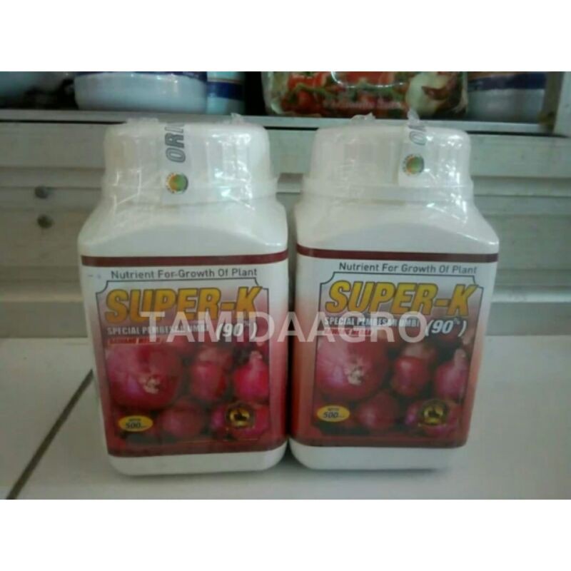 Pupuk Nutrisi SUPER-K Pembesar Umbi Dan Buah Kalium 99 Persen