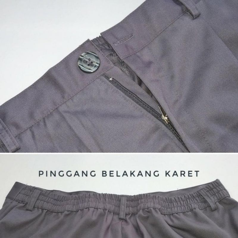 celana panjang cewek  baggy pants / ankle pant terbaru  kekinian