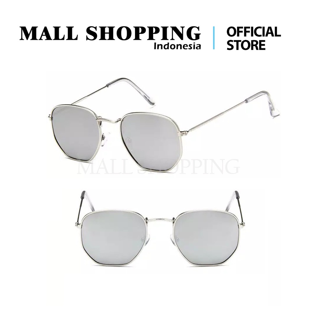 (COD) Kacamata Hitam Frame Metal Vintage Sunglassess ❤️❤️ MALL SHOPPING ❤️❤️