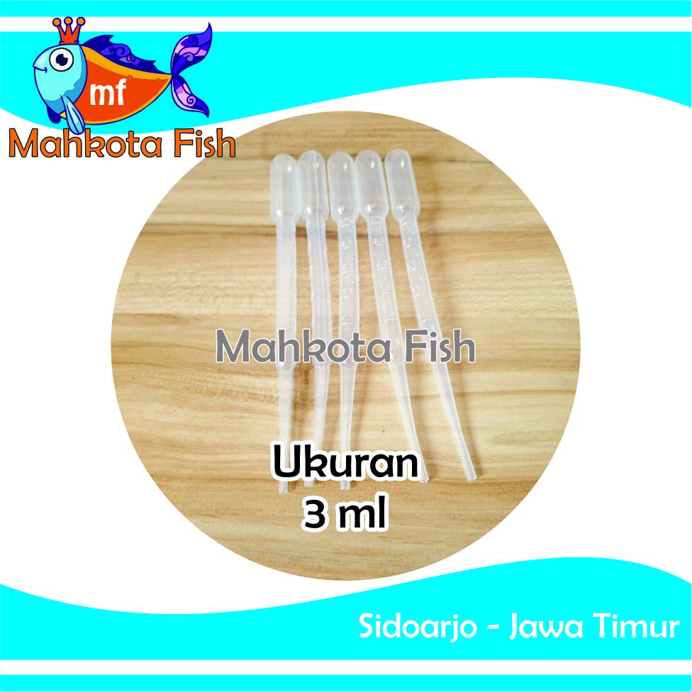 Pipet 3ml | Pipet Ikan Hias | Pipet Obat Ikan Cupang