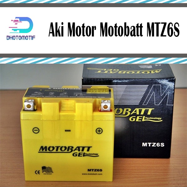 Aki Motor Honda CB 150-CBR 150 R Motobatt MTZ6S Aki Gel