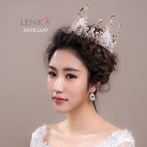 [PALING LARIS] MAHKOTA AKSESORIS PERNIKAHAN WEDDING BRIDAL CROWN PESTA MFR009