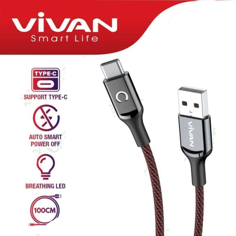 KABEL USB VIVAN VZC100 TYPE C QUALCOMM 3.0