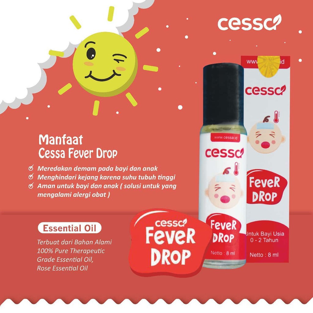 Cessa Oil FeDrop Baby 0-2 Tahun Fever Drop