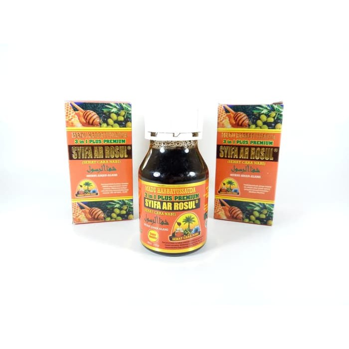 Madu Habbatussauda 3 in 1 plus Premium Syifa Ar Rosul 350gr