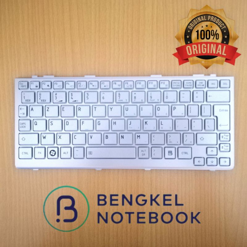 Keyboard Laptop Toshiba Mini Nb200 Nb205 Nb300 NB305 ( Silver )